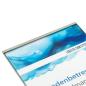 Preview: Tuerschild Vitrum G aus Glas und Edelstahl DIN A5